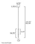 ET2 Diaphane Single Pendant Model: E11021-95BK