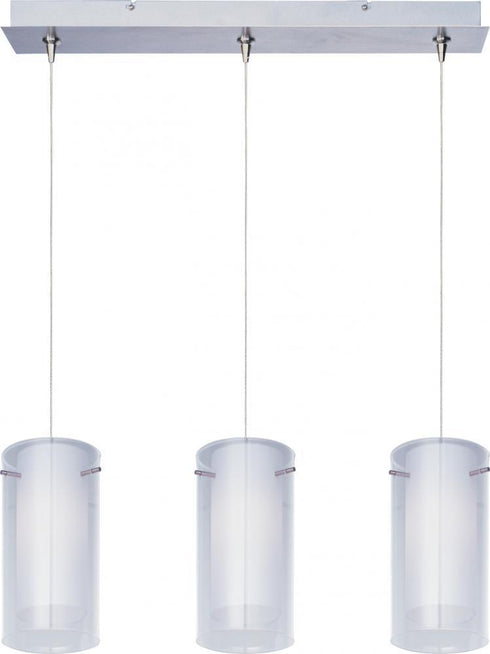 ET2 E94844-10SN Glace 3-Light RapidJack Pendant and Canopy