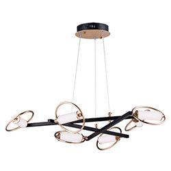 ET2 Flare 6 Light LED Pendant Model: E23278-93BKSFTG