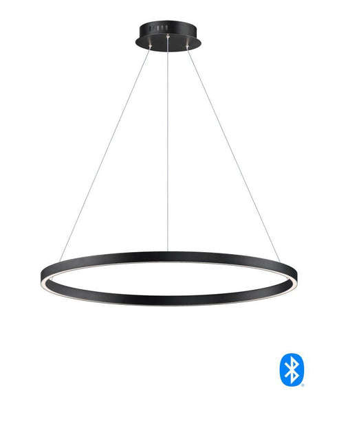 ET2 Groove Single Pendant Model: E22726-BK