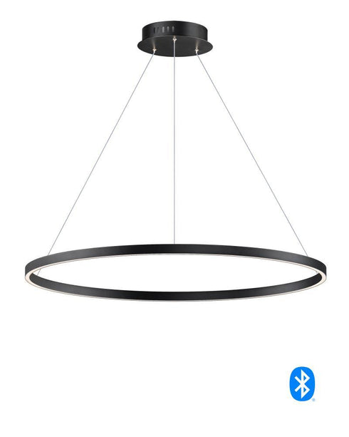 ET2 Groove Single Pendant Model: E22728-BK