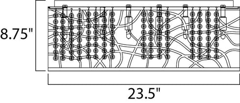 ET2 Inca Flush Mount Model: E21301-10BZ/BUL