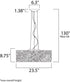 ET2 Inca Multi Light Pendant Model: E21308-10PC/BUL