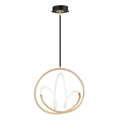 ET2 Mobius Single Pendant Model: E25094-01BKGLD