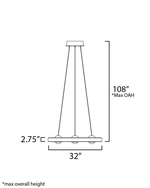 ET2 Nodes Ring Pendant Model: E23513-BK