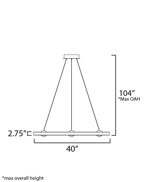 ET2 Nodes Ring Pendant Model: E23514-BK
