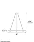 ET2 Nodes Ring Pendant Model: E23514-BK