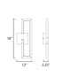 ET2 Penrose Wall Sconce Model: E21260-GLD