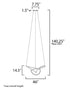 ET2 Perpetual Single Pendant Model: E20456-BCN