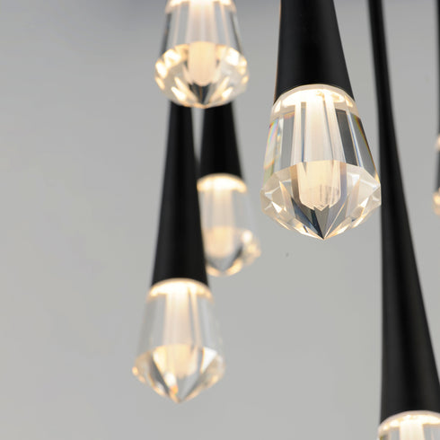 ET2 Pierce Multi Light Pendant Model: E24227-122BK