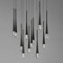 ET2 Pierce Multi Light Pendant Model: E24229-122BK