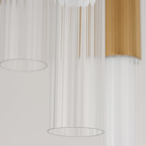 ET2 Reeds Multi Light Pendant Model: E11015-144GLD