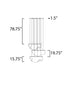 ET2 Rinkle Multi Light Pendant Model: E24873-133FG