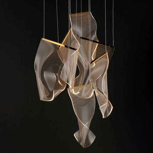 ET2 Rinkle Multi Light Pendant Model: E24875-133FG