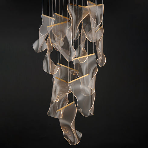 ET2 Rinkle Multi Light Pendant Model: E24877-133FG