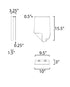 ET2 Rinkle Wall Sconce Model: E24871-133FG