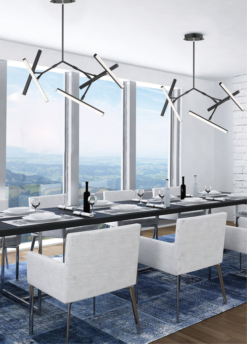 ET2 Robotica Multi Light Pendant Model: E21244-BK