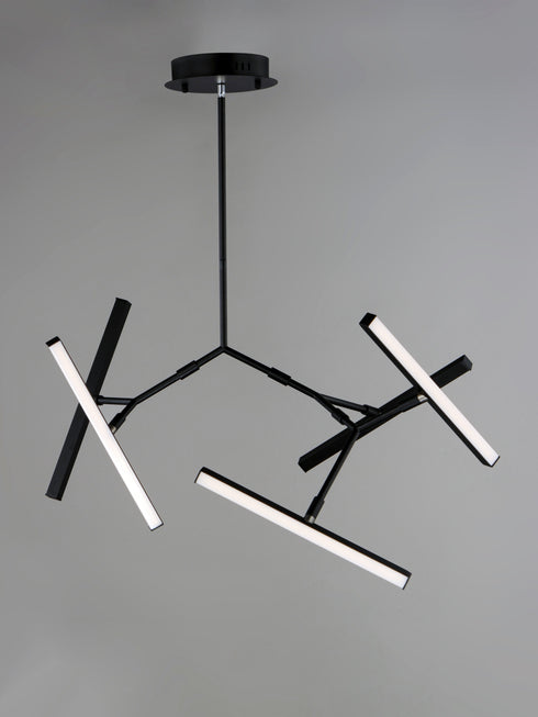 ET2 Robotica Multi Light Pendant Model: E21244-BK