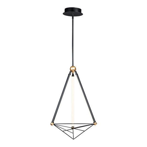 ET2 Spire Medium LED Pendant Model: E20592-BKGLD