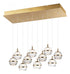 ET2 Swank Multi Light Pendant Model: E24599-93PC