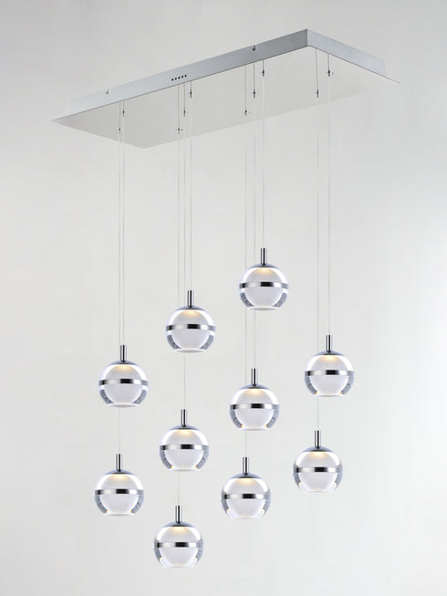 ET2 Swank Multi Light Pendant Model: E24599-93PC