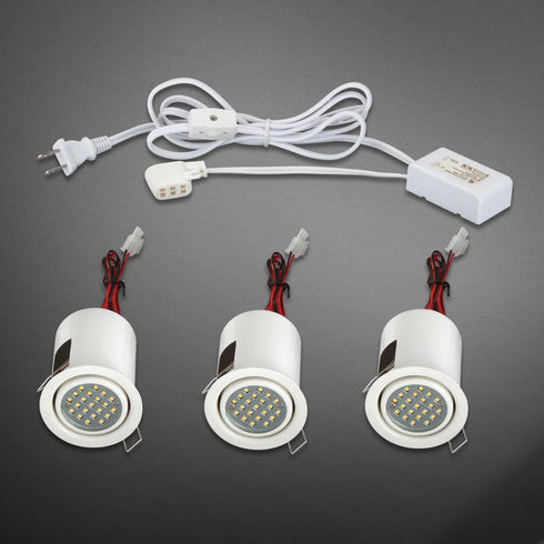 Eurofase 19542 Minilite Kit LED 3 Light Adj White Model: 19542-010