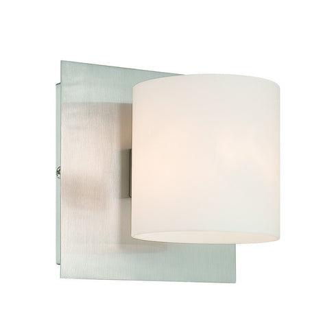 Eurofase 20378-011 Geos 1 Light Sconce Satin Nickel