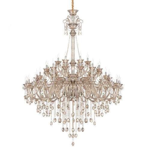 Eurofase 23129-016 Venetian 54-light Chandelier, Cognac Brandy Finish