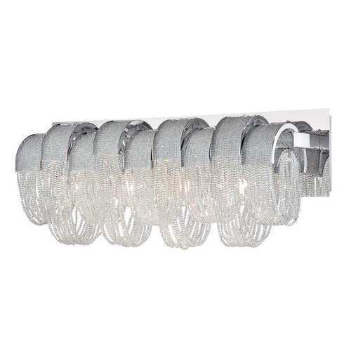 Eurofase 28104-018 Sage 4-light Bathbar, Chrome Finish
