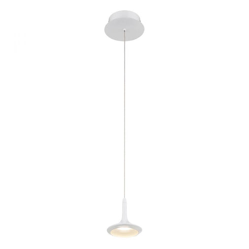 Eurofase 28238-010 Knoll 1 Light LED Pendant Matte Black Finish