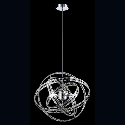 Eurofase Ace 6 Light Pendant Chrome/clear Model: 26612-010