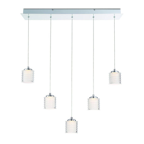 Eurofase Ancona 5 Light Linear LED Pendant Model: 31787-017