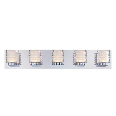 Eurofase Ancona Opal Encapsulated LED Within A Clear Ribbed Model: 31792-011