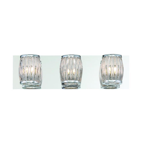 Eurofase Barile 3 Light Bath Bar In Chrome Model: 30044-012