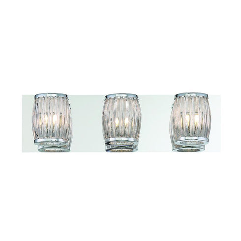 Eurofase Barile 3 Light Bath Bar In Chrome Model: 30044-012