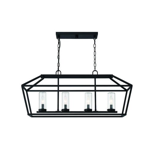 Eurofase Bastille 4 Light 34 Inch Outdoor Rectangular Model: 42740-018