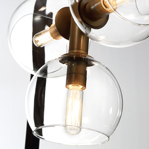 Eurofase Bentley 12 Light Linear Chandelier Bronze Model: 31647-014