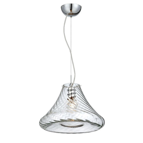 Eurofase Bloor 1 Light Pendant Large Chrome Model: 26251-011
