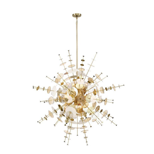 Eurofase Bonazzi 12 Light Chandelier Chrome Model: 34084-021