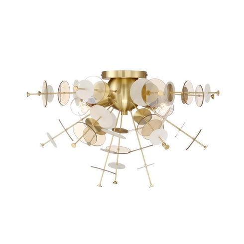 Eurofase Bonazzi 4 Light Flush Mount Chrome Model: 34081-020