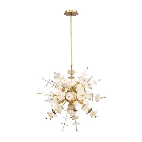 Eurofase Bonazzi 6 Light Chandelier Chrome Model: 34082-027