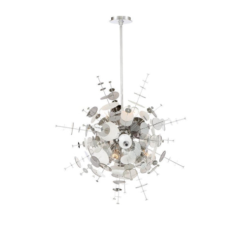 Eurofase Bonazzi 9 Light Chandelier Chrome Model: 34083-024