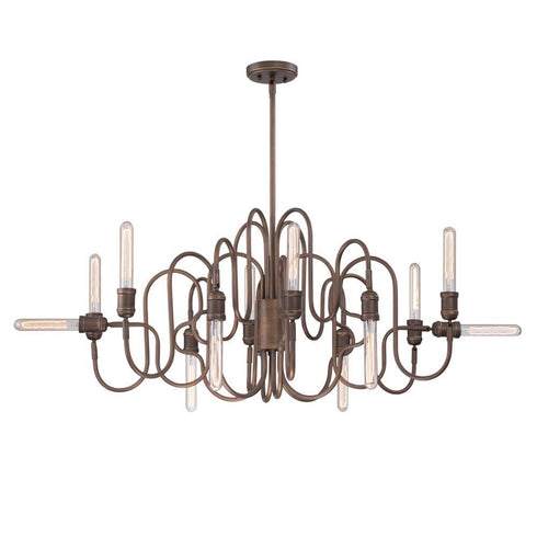 Eurofase Briggs 1 2 Light Chandelier Oval Orb Model: 27998-014
