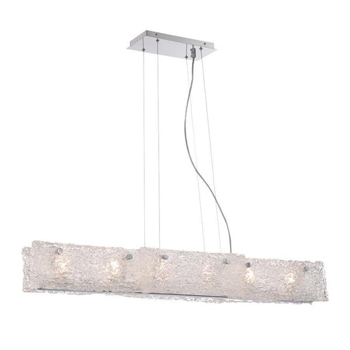 Eurofase Caramico 6 Light Linear Pendant Model: 28142-010