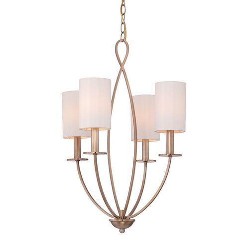 Eurofase Castana 4 Light Chandelier Gold Model: 28071-013