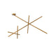 Eurofase Crossroads Minimalist Rods Of LED Crisscrossed At Varied Model: 36249-015