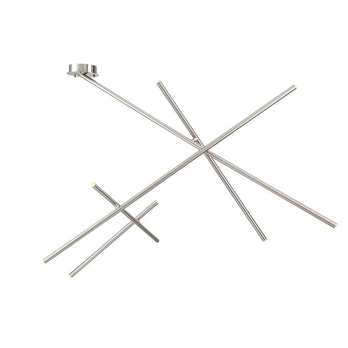 Eurofase Crossroads Minimalist Rods Of LED Crisscrossed At Varied Model: 36249-015