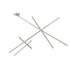 Eurofase Crossroads Minimalist Rods Of LED Crisscrossed At Varied Model: 36249-015