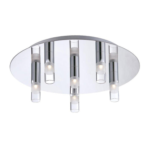 Eurofase Cube Polished Chrome Metal Work With Clear And Model: 25675-016