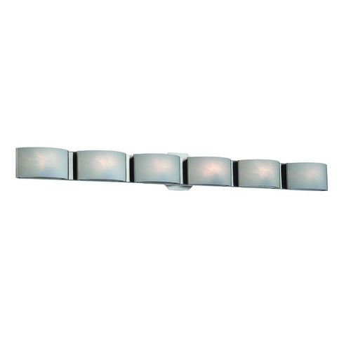 Eurofase Dakota 6 Light Bathbar Model: BR-6DAK-2N